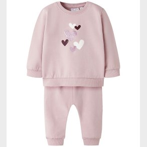 Name It Sweatst - NbfVrillie - Burnished Lilac/Hearts