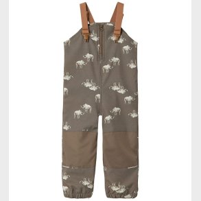 Name It Softshellbukser m. Fleece/Seler - NmmAlfa08 - Morel/RHIN