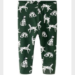 Name It Leggings - NbmKian - Deep Forest/Cloud Dancer