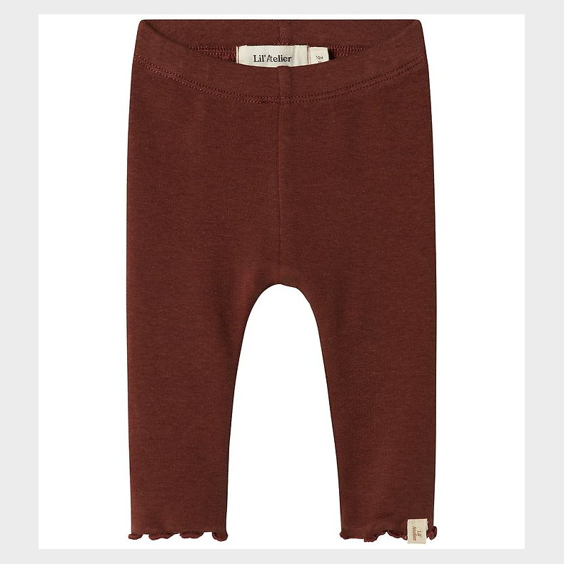 Lil Atelier Leggings - NbfGayo - Hot Chocolate