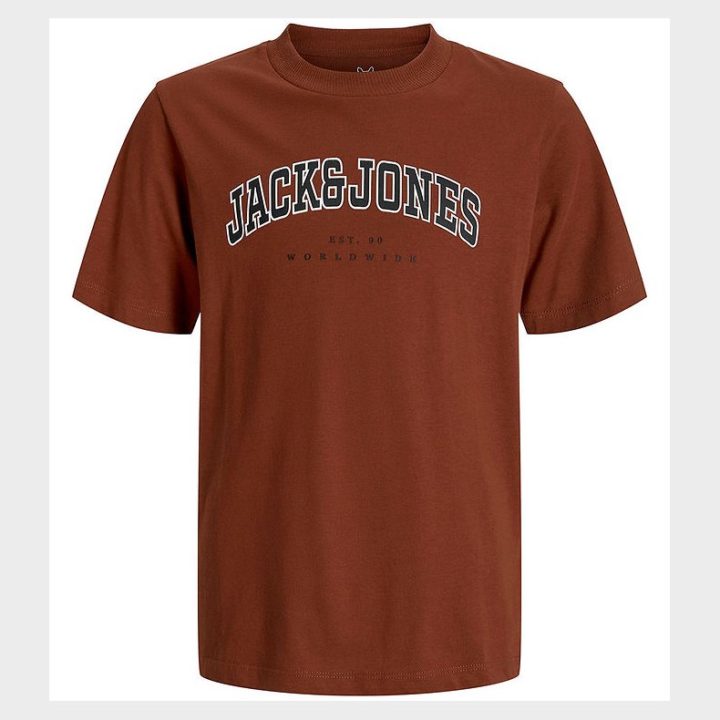 Jack & Jones T-shirt - JjeCaleb - Burnt Henna