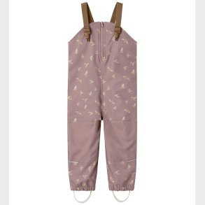 Name It Softshellbukser m. Fleece/Seler - NmfAlfa08 - Woodrose/B