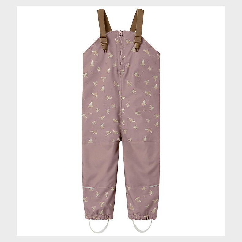 Name It Softshellbukser m. Fleece/Seler - NmfAlfa08 - Woodrose/B