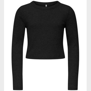 Kids Only Bluse - KogBina - Rib - Sort