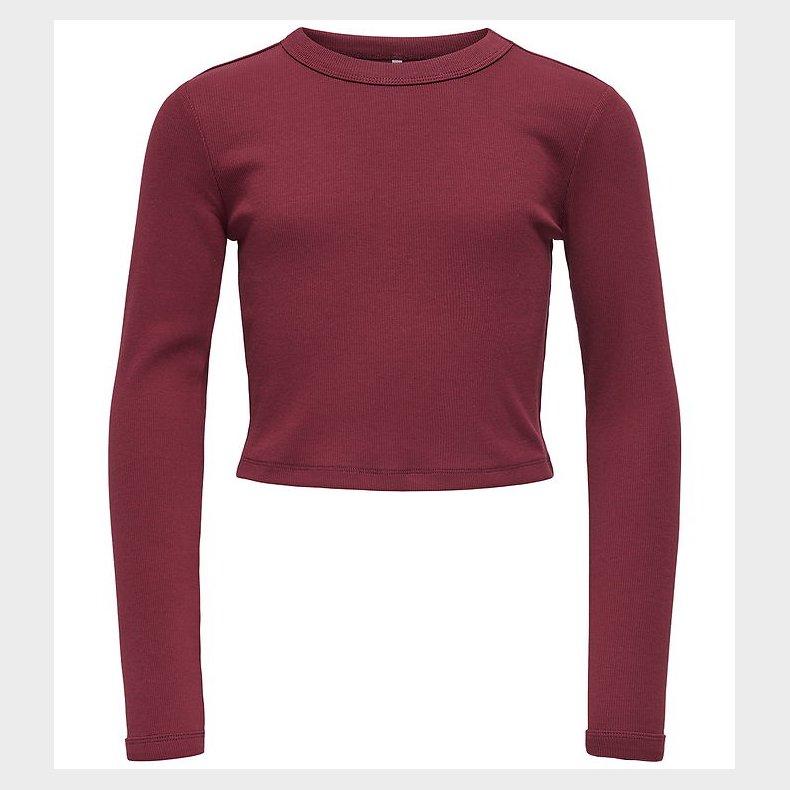Kids Only Bluse - KogBina - Rib - Cabernet