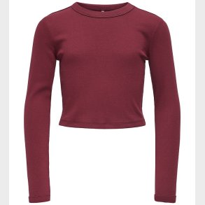 Kids Only Bluse - KogBina - Rib - Cabernet