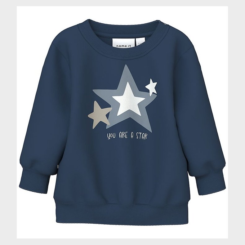Name It Sweatshirt - NbmVonne - Insignia Blue/Stars