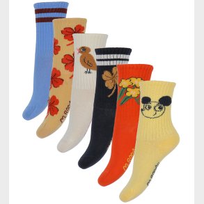 Mini Rodini Strmper - 6-pak - Clover - Multi