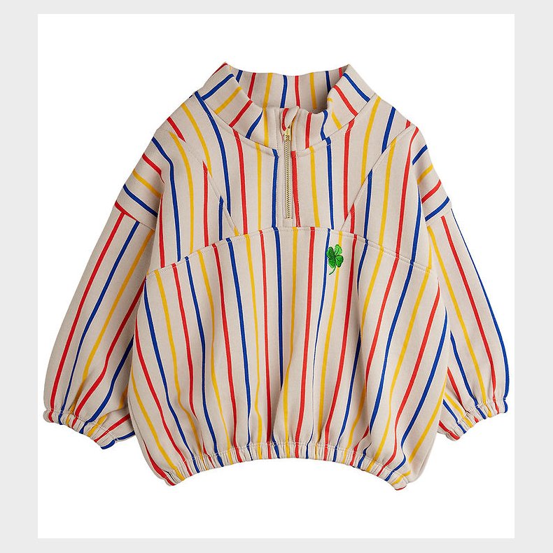 Mini Rodini Sweatshirt - Clover - Gr m. Striber