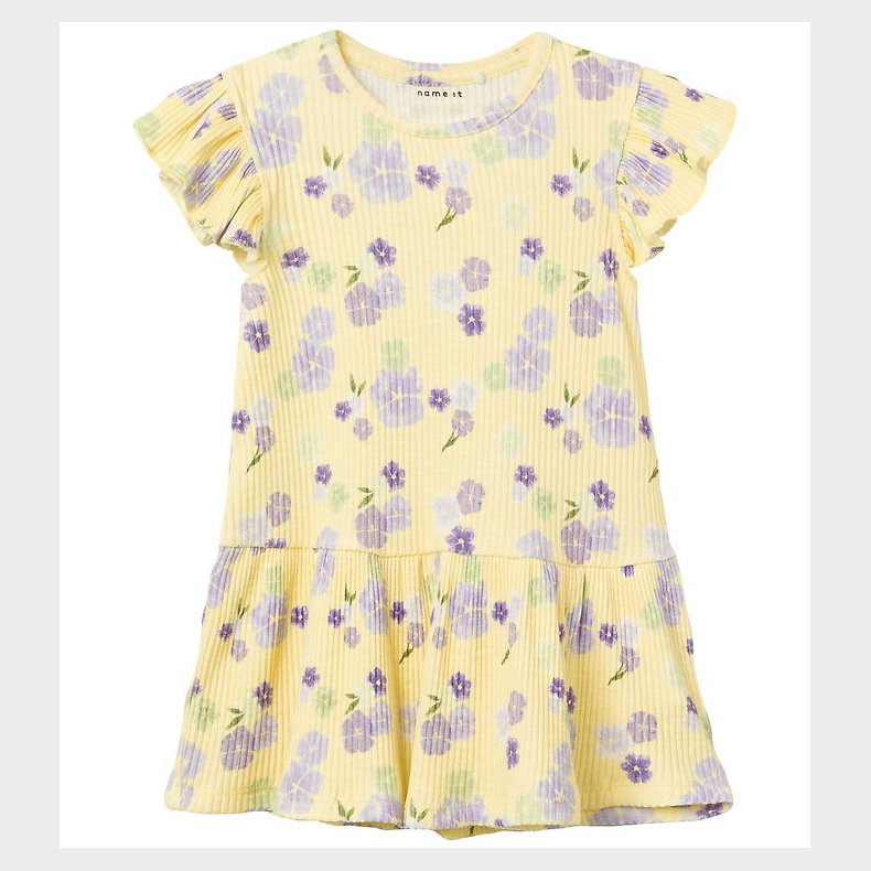 Name It Kjole - NmfPhalia - Rib - Double Cream