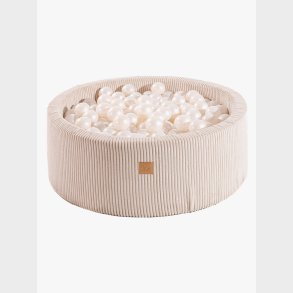 Meowbaby Rund Boldbassin Kraftig Fl�jl 30x90, Ecru