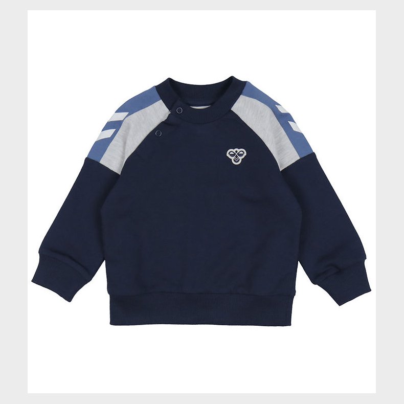 Hummel Sweatshirt - HmlMini - Dress Blues m. Logo