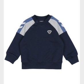 Hummel Sweatshirt - HmlMini - Dress Blues m. Logo