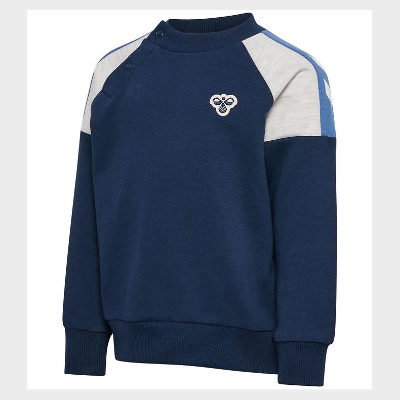Hummel Sweatshirt - HmlMini - Dress Blues m. Logo