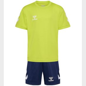 Hummel Tr�ningss�t - HmlLogo - Lime Punch/Marine