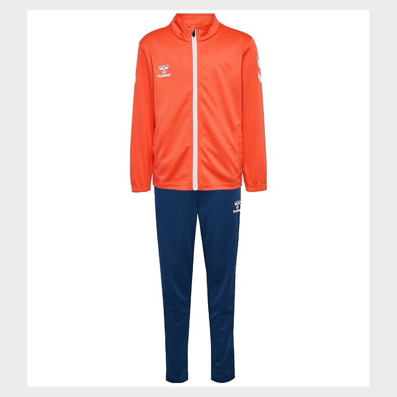 Hummel Tr�ningss�t - HmlLogo - Nasturtium/Dark Denim