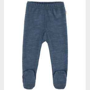 Joha Leggings m. Fdder - Uld/Bambus - Dark Denim