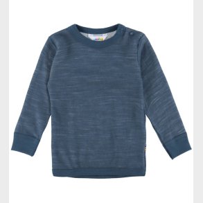 Joha Bluse - Uld/Bambus - Dark Denim