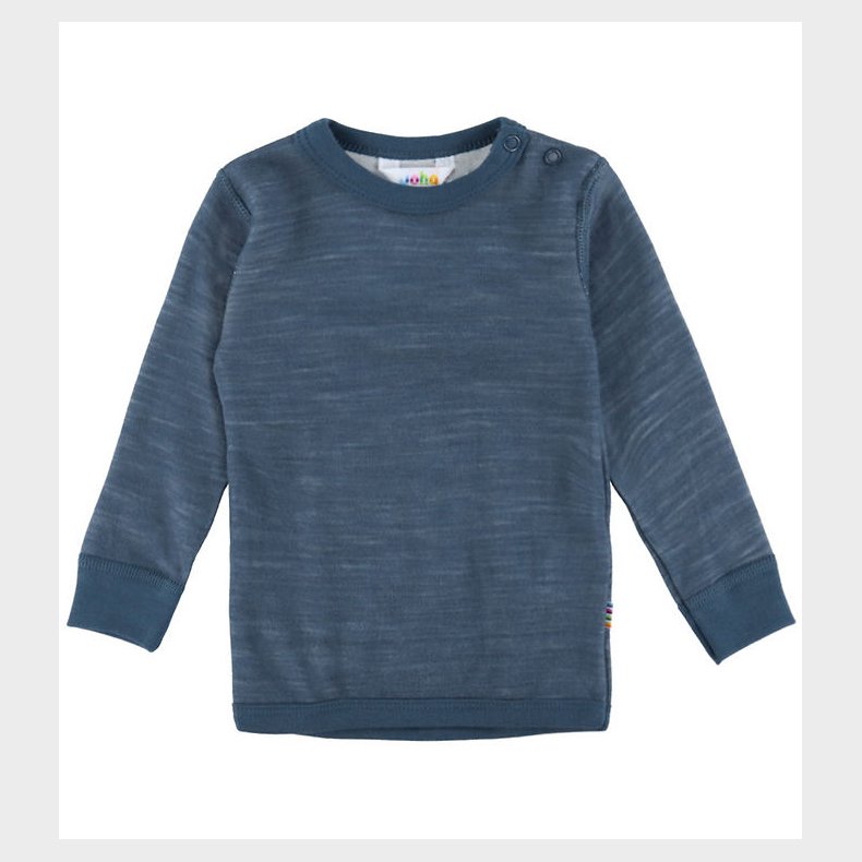 Joha Bluse - Uld/Bambus - Dark Denim