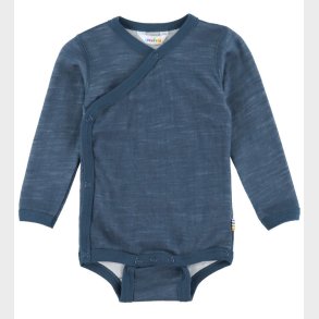 Joha Sl�-Om Body l/� - Uld/Bambus - Dark Denim
