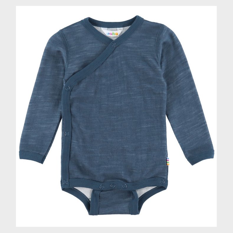 Joha Sl�-Om Body l/� - Uld/Bambus - Dark Denim
