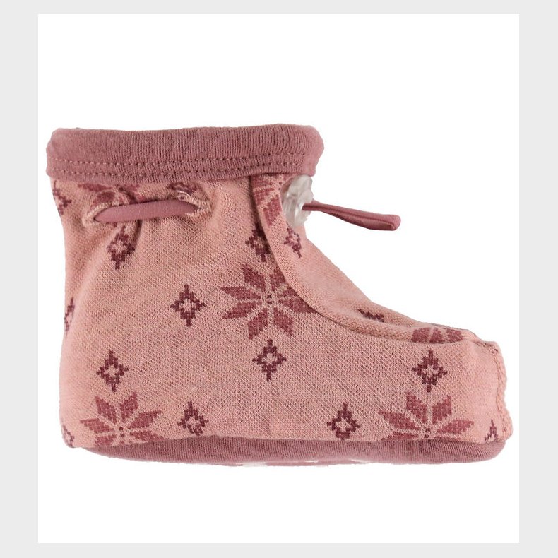 Joha Futter - 2-Lags - Uld/Bomuld - Rose m. Snefnug