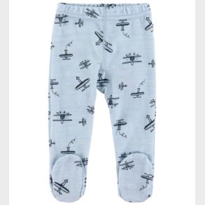 Joha Leggings m. Fdder - Uld/Bambus - Lysebl