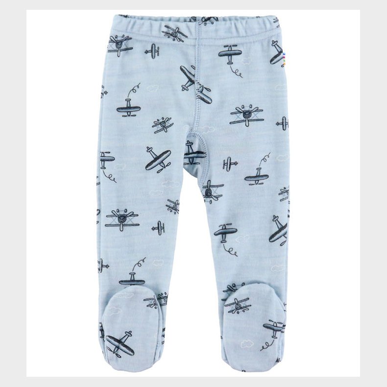 Joha Leggings m. Fdder - Uld/Bambus - Lysebl
