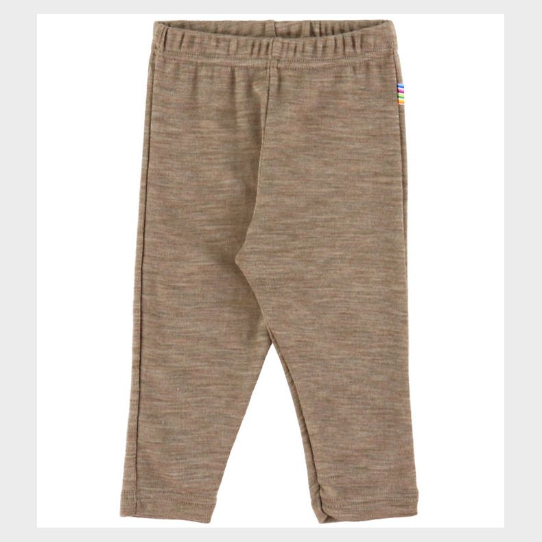 Joha Leggings - Uld/Silke - Beige Melange