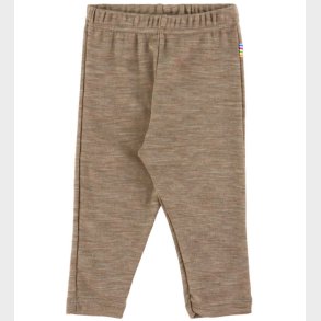 Joha Leggings - Uld/Silke - Beige Melange