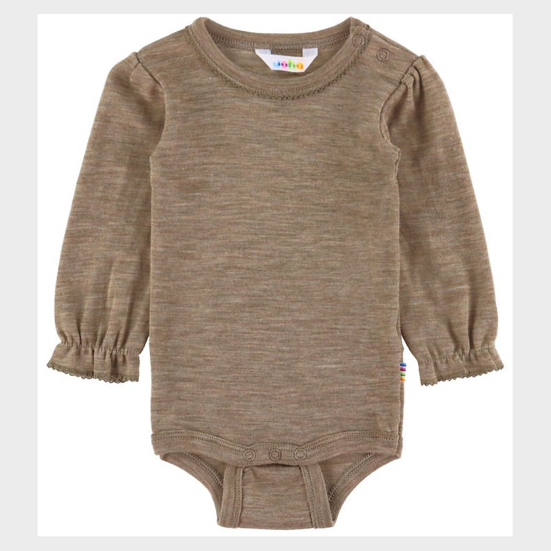 Joha Body l/ - Uld/Silke - Beige Melange