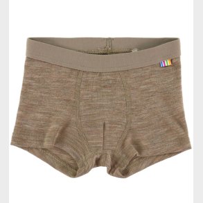Joha Boxershorts - Uld/Silke - Beige Melange
