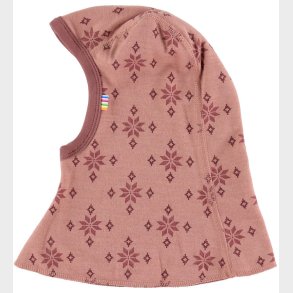 Joha Elefanthue - 2-lags - Uld/Bomuld - Rose m. Snefnug