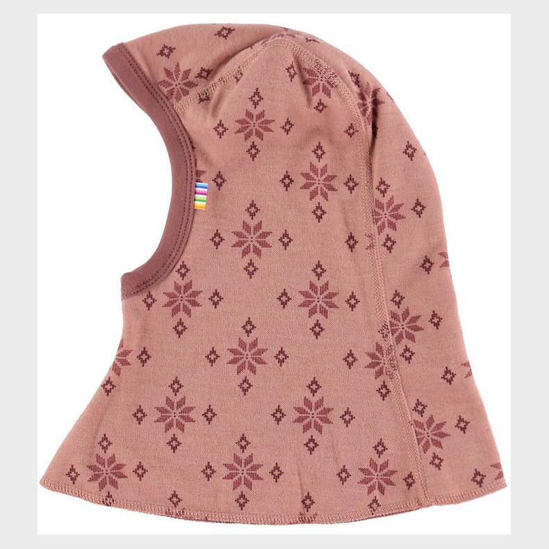 Joha Elefanthue - 2-lags - Uld/Bomuld - Rose m. Snefnug