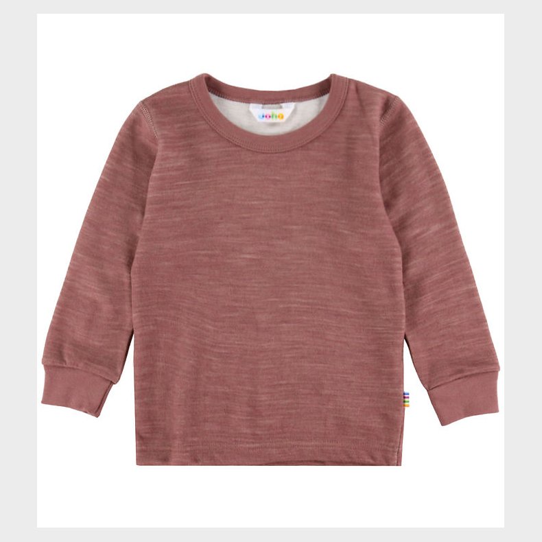 Joha Bluse - Uld/Bambus - Mrk. Rose