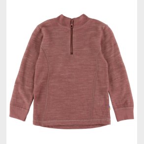 Joha Bluse - Uld/Bambus - M�rk Rose