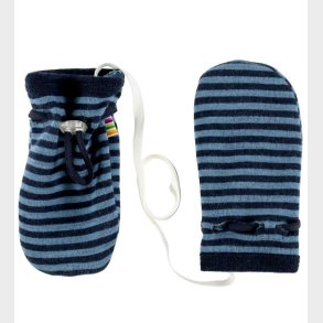 Joha Luffer u. Tommel - Uld - Bl m. Striber