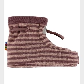 Joha Futter - 2-lags - Uld - Rose m. Striber