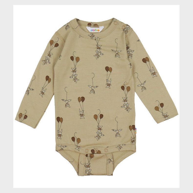 Joha Body l/� - Uld - Beige m. Kaniner