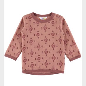 Joha Bluse - Uld/Bomuld - Rose m. Snefnug