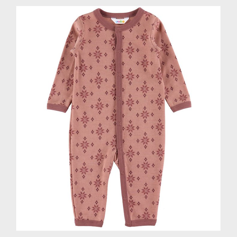 Joha Heldragt - Uld/Bomuld - Rose m. Snefnug