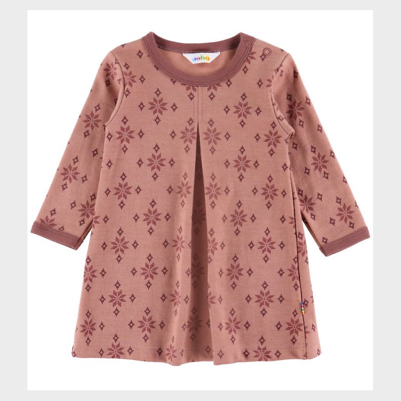 Joha Kjole - Uld/Bomuld - Rose m. Snefnug