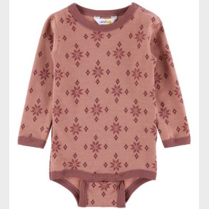 Joha Body l/ - Uld/Bomuld - Rose m. Snefnug