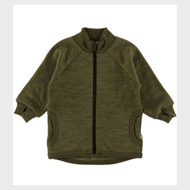 Joha Cardigan - Uld - Mos Grn