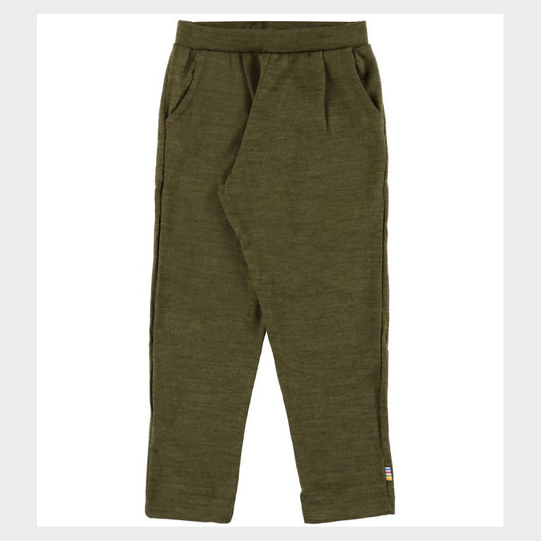 Joha Bukser - Uld - Mos Grn