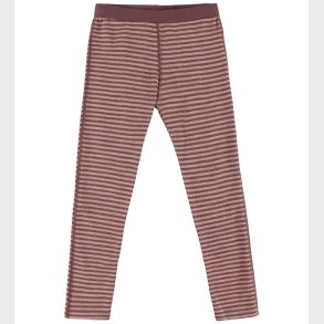 Joha Leggings - Uld - Rose m. Striber