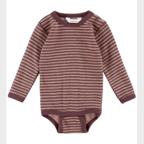 Joha Body l/ - Uld - Rose m. Striber