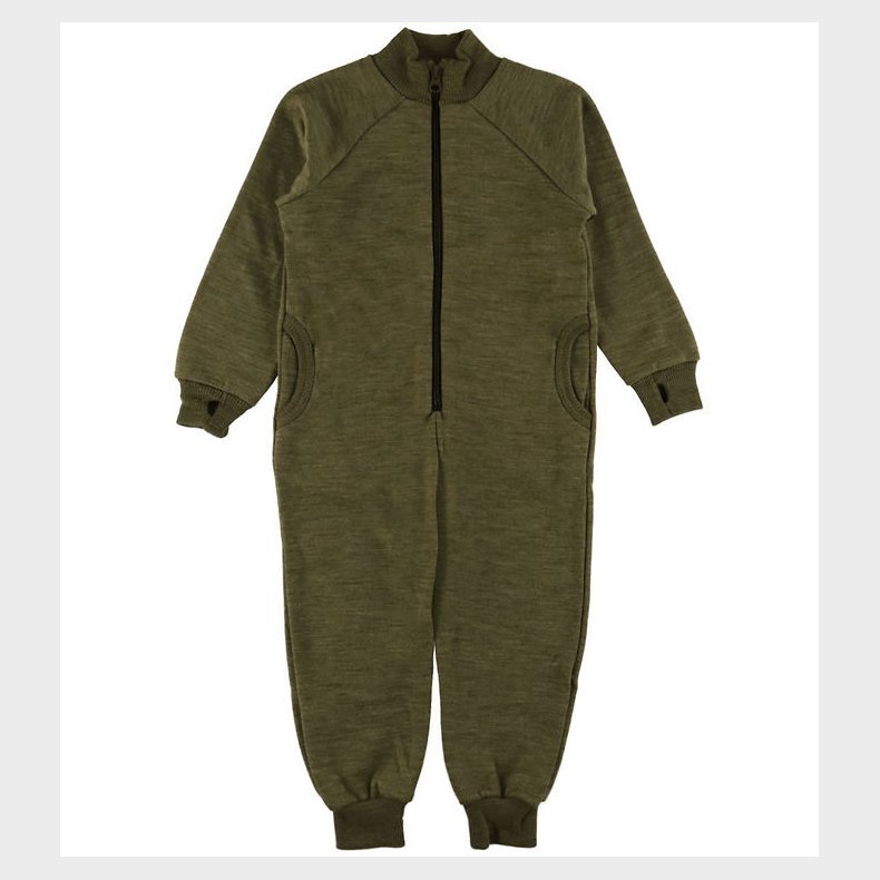 Joha Heldragt - Uld - Mos Grn