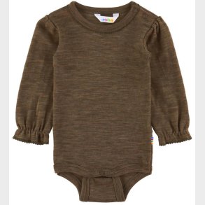 Joha Body l/ - Uld/Silke - Brun Meleret