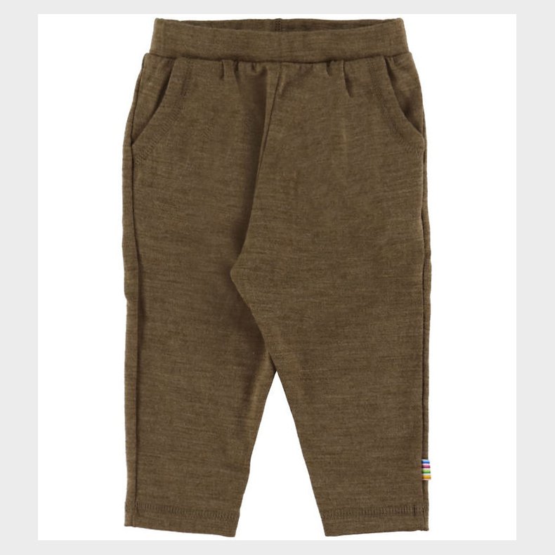 Joha Bukser - Uld/Silke - Brun Meleret